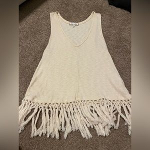 Anthropologie Fringe Tank - Size M